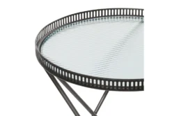 Grey Iron Accent Table Set Of 2 -Home Furniture 293310 grey multi media accent table detail 44