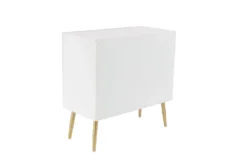 White Wood Cabinet -Home Furniture 293347 white multi media cabinet front 03