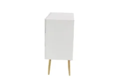 White Wood Cabinet -Home Furniture 293347 white multi media cabinet front 04