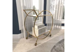 Gold Iron Bar Cart -Home Furniture 293352 gold metal bar cart room 90