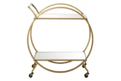 Gold Iron Bar Cart