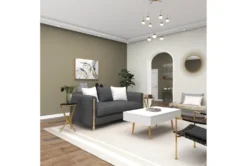 17X25 Multi Color Aluminum Accent Table -Home Furniture 293377 gold metal accent table room 87