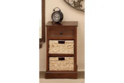 13X28 Brown Wood Storage Unit -Home Furniture 293407 brown multi media bar cabinet room 85