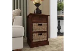 13X28 Brown Wood Storage Unit -Home Furniture 293407 brown wood cabinet room 89