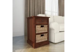 13X28 Brown Wood Storage Unit -Home Furniture 293407 brown wood cabinet room 91