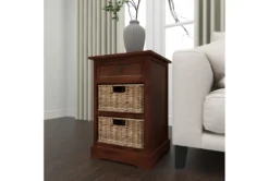 13X28 Brown Wood Storage Unit -Home Furniture 293407 brown wood cabinet room 92