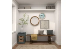 16X28 Blue Pine Storage Unit -Home Furniture 293408 blue wood cabinet room 87