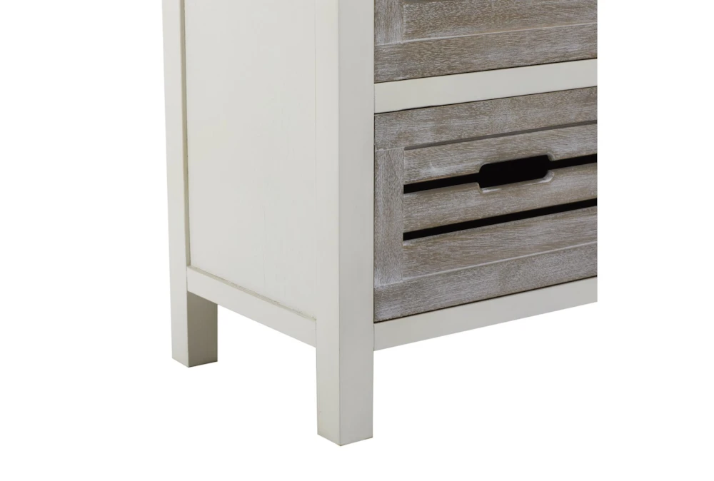 13X28 White Wood Storage Unit 6 13X28 White Wood Storage Unit - Image 6