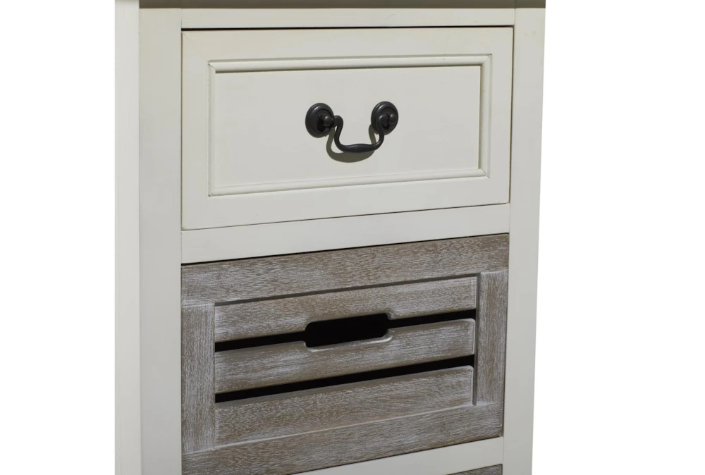 13X28 White Wood Storage Unit 7 13X28 White Wood Storage Unit - Image 7