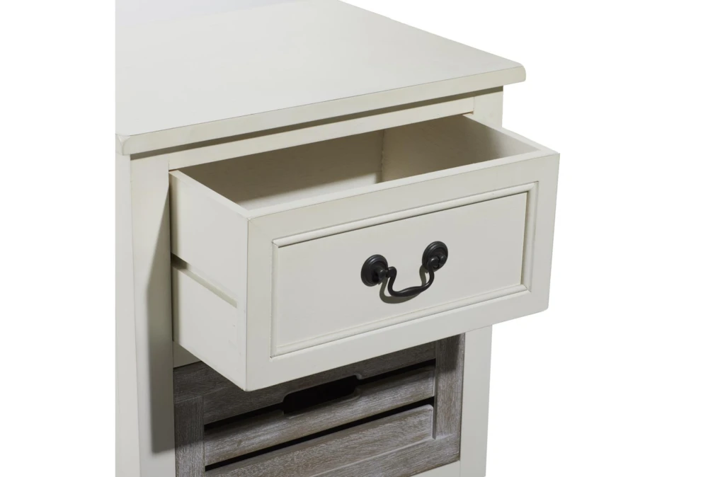 13X28 White Wood Storage Unit 8 13X28 White Wood Storage Unit - Image 8