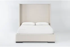 Halle Queen Upholstered Shelter Bed
