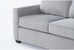 Mathers Oyster 64" Loveseat -Home Furniture 294379 grey fabric loveseat detail 46