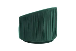 Judy Emerald Velvet Pleated Swivel Accent Chair -Home Furniture 294769 green fabric swivel back 82