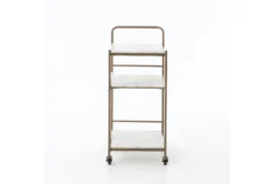 Viola Bar Cart -Home Furniture 294867 white metal bar cart side 14