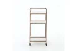 Viola Bar Cart -Home Furniture 294867 white metal bar cart side 15