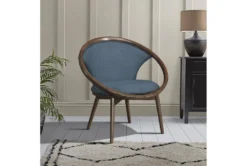 Orbit Blue Accent Chair -Home Furniture 296317 blue fabric accent chair room 86