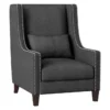 Raymond Dark Grey Accent Chair