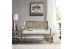 Pemberley 47" Settee -Home Furniture 296434 natural wood settee room 85