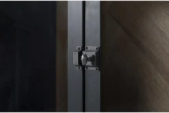 Magnolia Home Stella Curio By Joanna Gaines 11 Magnolia Home Stella Curio By Joanna Gaines -Home Furniture 296630 black wood cabinet detail 45