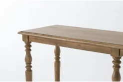 Magnolia Home Bowen Console Table By Joanna Gaines -Home Furniture 296633 natural wood sofa table detail 44