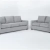 Mathers Oyster 2 Piece Sofa & Loveseat Set
