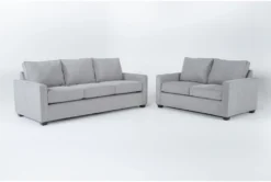 Mathers Oyster 2 Piece Sofa & Loveseat Set