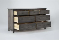 Reagan Dew 7 Drawer Dresser -Home Furniture 296701 grey wood dresser side 19