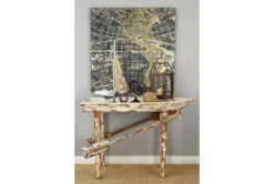 49X33 Light Brown Wood Accent Table -Home Furniture 296941 brown multi media accent table room 85