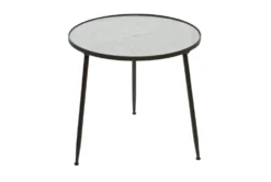 24X23 Black Iron Accent Table -Home Furniture 296953 black multi media accent table material 76