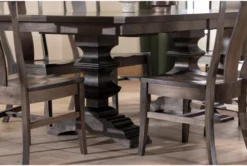 Barton Dew 104" Extension Dining Table -Home Furniture 297383 grey wood dining table room 50