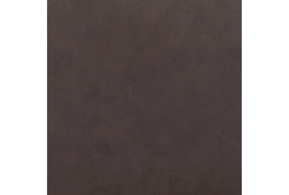 Halstead Brown Faux Leather Accent Chair 9 Halstead Brown Faux Leather Accent Chair - Image 9