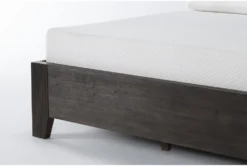 Gustav Queen Panel Bed With Storage By Nate Berkus + Jeremiah Brent -Home Furniture 297642 dark brown wood bed detail 44