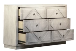 Diamond Design 6 Drawer Dresser -Home Furniture 297742 grey wood dresser storage 12
