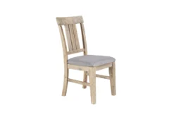 Cece Natural/Grey Dining Side Chair Set Of 2 -Home Furniture 297824 grey wood dining chair side 14