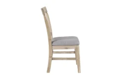 Cece Natural/Grey Dining Side Chair Set Of 2 -Home Furniture 297824 grey wood dining chair side 15