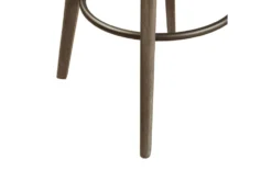 Marshall Grey Bar Stool With Swivel Seat -Home Furniture 297858 grey wood bar stool detail 45