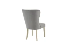 Tristan Light Grey Dining Side Chair -Home Furniture 297871 grey wood dining chair back 82