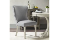 Tristan Light Grey Dining Side Chair -Home Furniture 297871 grey wood dining chair room 85