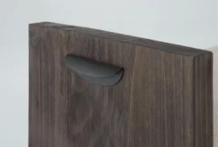 Gustav 60" Bench With Upholstered Seat By Nate Berkus + Jeremiah Brent -Home Furniture 298474 brown wood dining bench detail 46