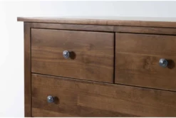 Carson Chest Of Drawers -Home Furniture 298566 brown wood chest detail 45