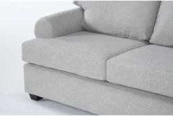 Hampstead Dove 4 Piece Sofa, Loveseat, Chair & Storage Ottoman Set 5 Hampstead Dove 4 Piece Sofa, Loveseat, Chair & Storage Ottoman Set -Home Furniture 299086 grey fabric sectional corner chaise detail 44