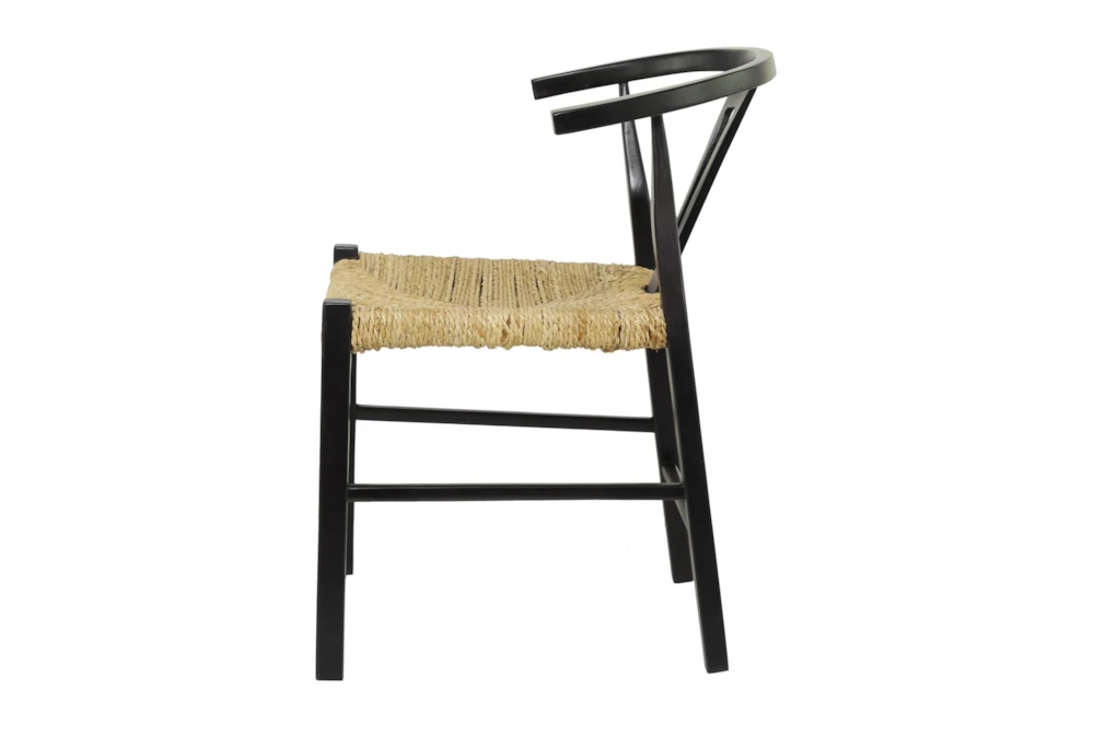Black Wishbone Dining Chair 6 Black Wishbone Dining Chair - Image 6