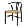 Black Wishbone Dining Chair