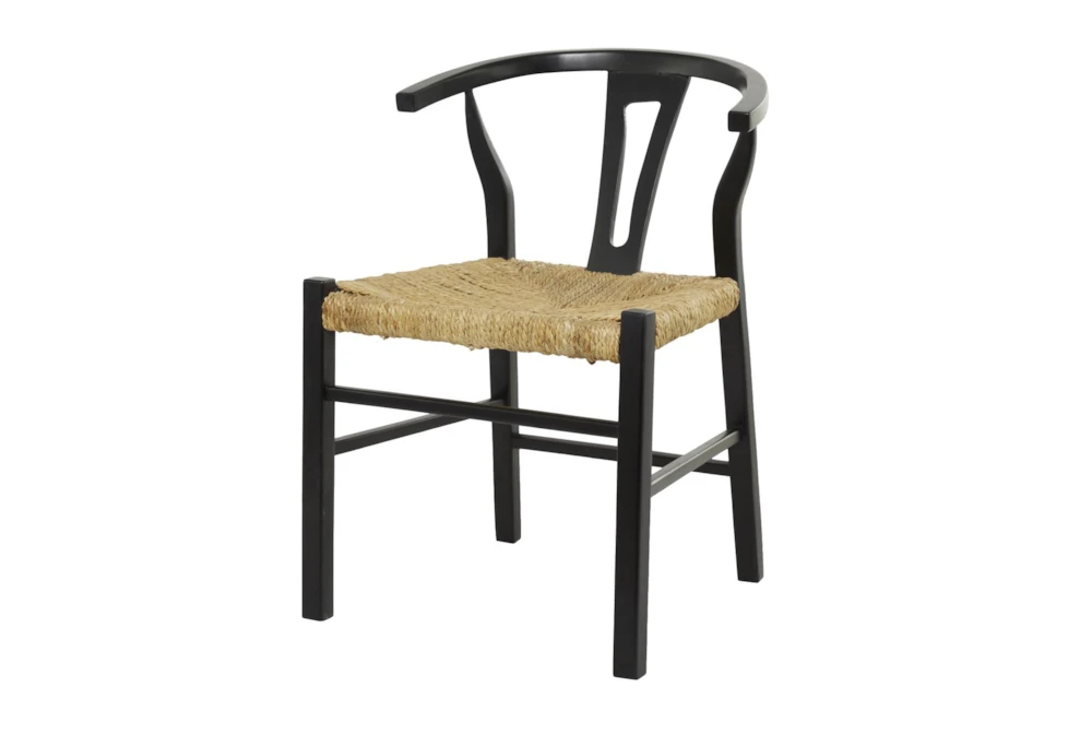 Black Wishbone Dining Chair 1 Black Wishbone Dining Chair