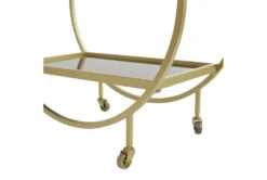 Gold Rolling Round Bar Cart 14 Gold Rolling Round Bar Cart -Home Furniture 299637 detail 45