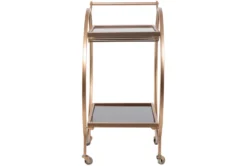 Gold Rolling Round Bar Cart 17 Gold Rolling Round Bar Cart -Home Furniture 299637 gold metal bar cart material 76