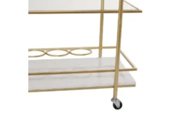 Gold Glam Marble Rolling Bar Cart -Home Furniture 299643 detail 44