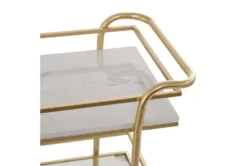 Gold Glam Marble Rolling Bar Cart -Home Furniture 299643 detail 45