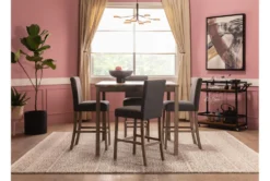 Chauncey Black Rolling Bar Cart -Home Furniture 299649 black metal bar cart room 86