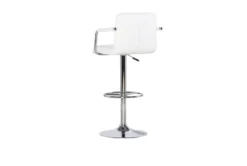 Troy White Adjustable Barstool -Home Furniture 299713 white metal bar stool back 82